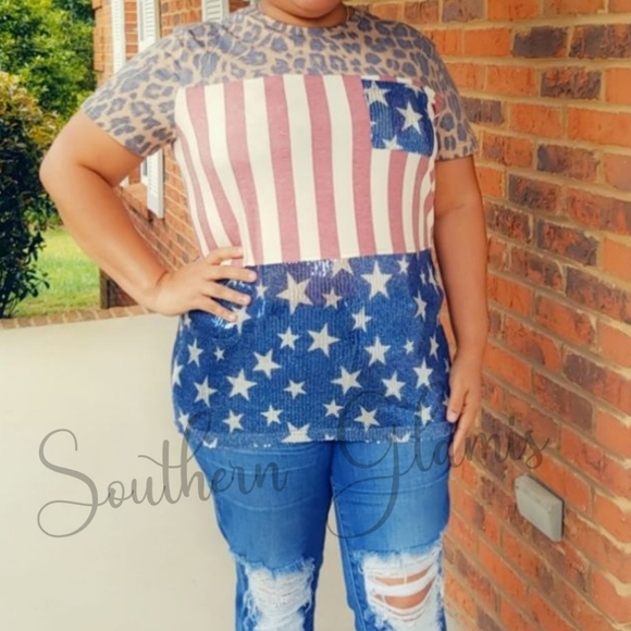 5/1, JULY 4TH SPARKLER TEE, New Release - Picture 7 of 8